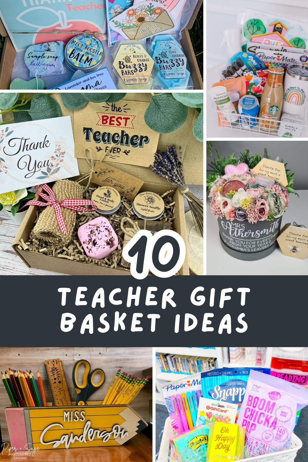 Make this Christmas unforgettable for your teachers with DIY gift baskets! Find inspiration for assembling the perfect blend of treats, supplies, and personalized touches. Show your appreciation with a homemade basket that's both thoughtful and festive! 🎁✨ #DIYGifts #TeacherAppreciation #ChristmasCrafts