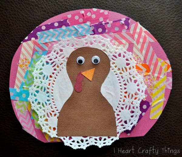 🦃 Paper Plate Fall Turkey Craft for Preschoolers in November