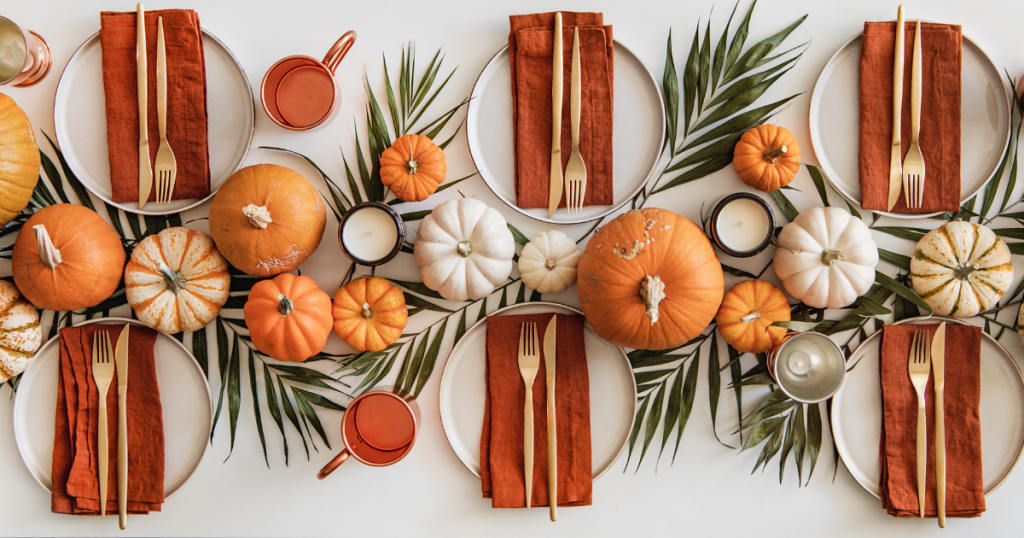 Get ready for Thanksgiving with a rustic tablescape that’ll make everyone feel at home. From wood accents to candles, this look is all about cozy charm ?️? #ThanksgivingDecor #RusticInspiration #HolidayTablescape