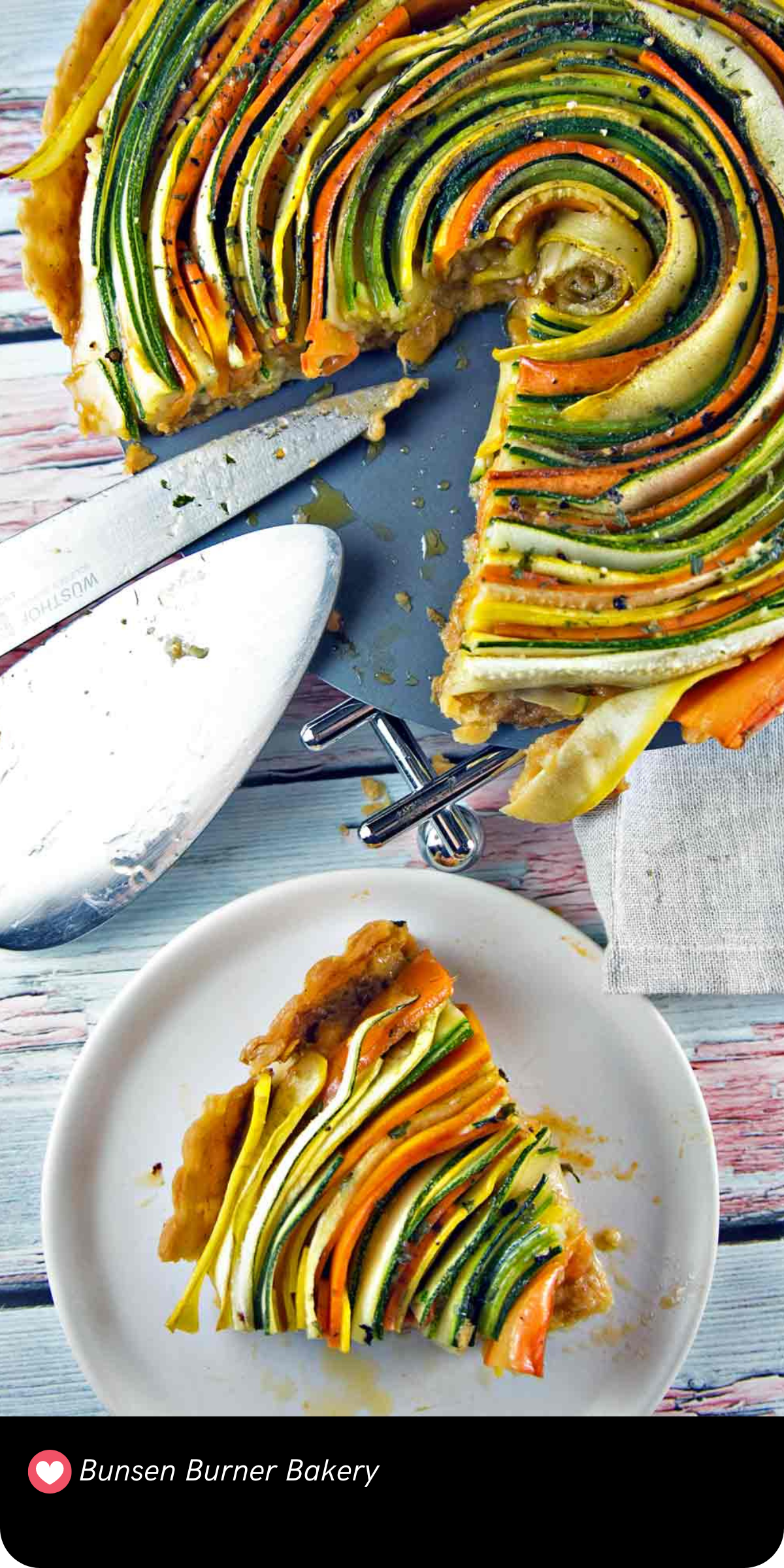 This Spiral Vegetable Tart is almost too pretty to eat! Thinly sliced zucchini, carrots, and squash are artfully arranged in a flaky crust for a side dish that’s both stunning and delicious. With a base of creamy ricotta and a sprinkle of fresh herbs, this tart is perfect for adding a splash of color to your Thanksgiving table.