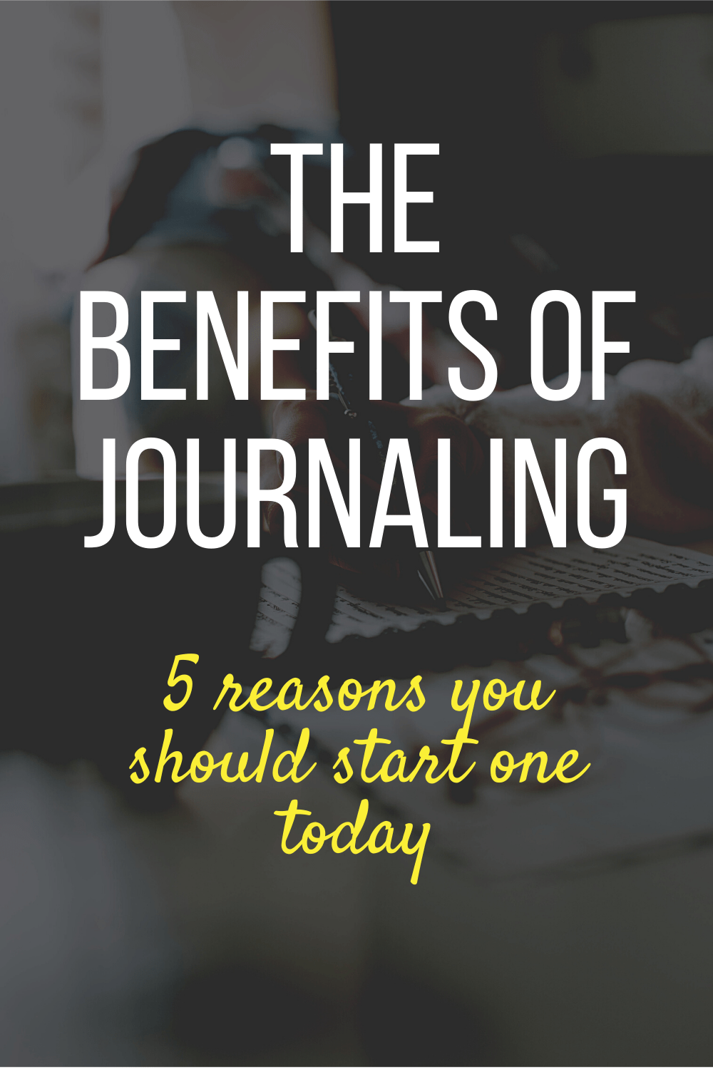 To start a journal all you need is a pen and a notebook, but the benefits of journaling are so much more powerful than the tools we use to keep one!