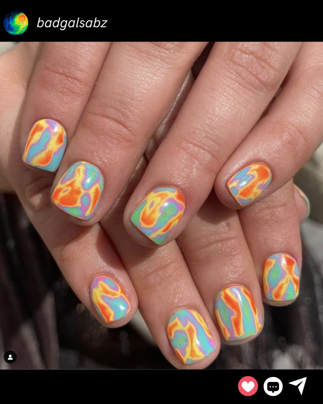 Ready to switch up your nail game? Try thermal map nails! 🌡️🔥 Inspired by geothermal maps, this trend brings vibrant gradients to your fingertips. Check out our roundup of amazing designs! #NailArt #BeautyTrends #ThermalNails