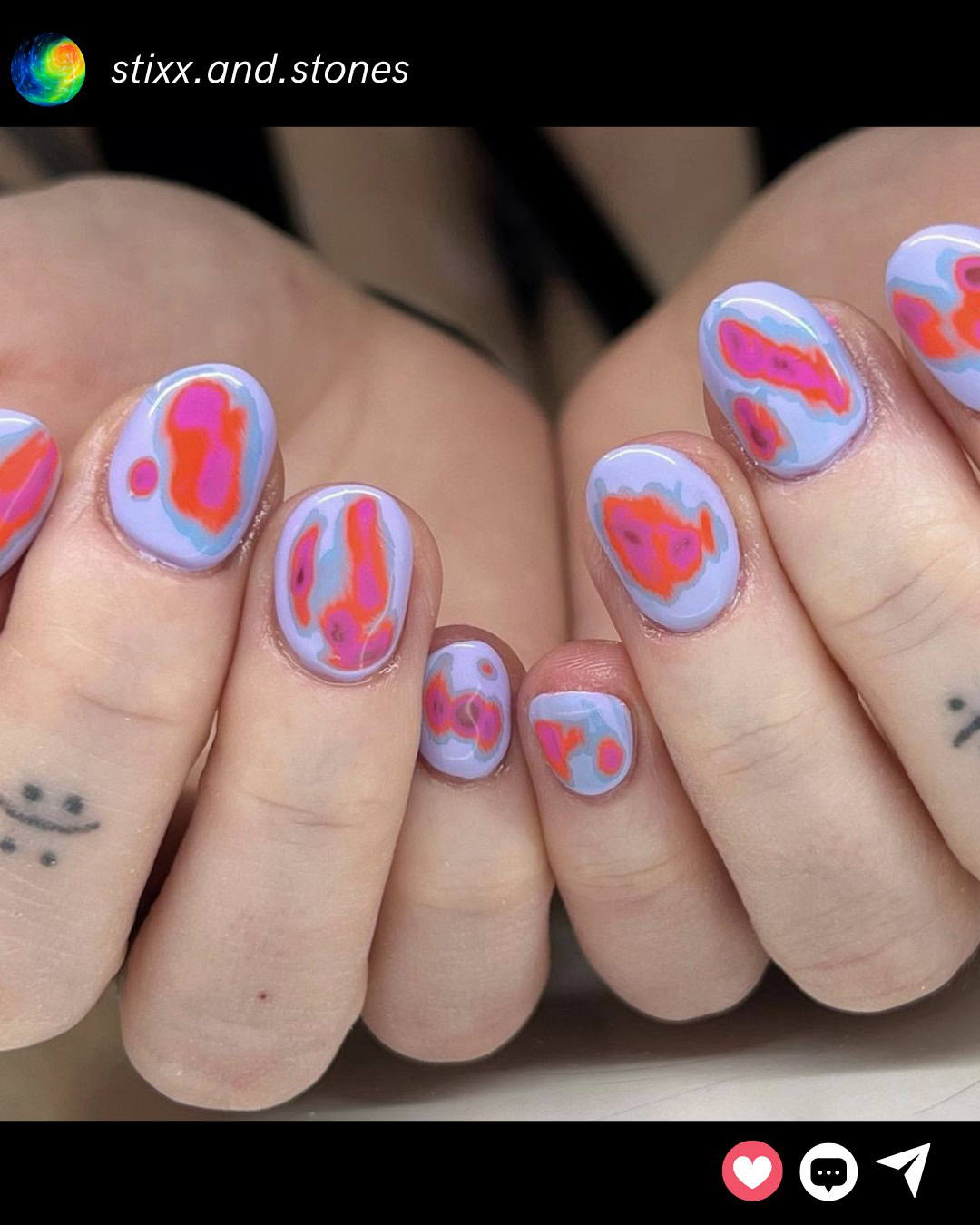 Heat up your nail game with thermal map nails! 🔥✨ Inspired by the vibrant patterns of geothermal maps, these nails are a colorful way to express your style. From fiery reds to cool blues, create a mesmerizing gradient right at your fingertips. Swipe to see 11 stunning designs that'll inspire your next manicure! 💅 #ThermalMapNails #NailArt #ManicureGoals