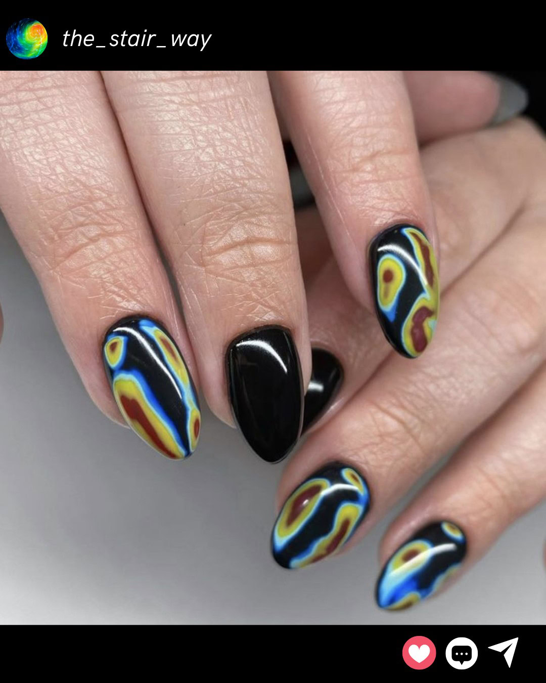 Ready to switch up your nail game? Try thermal map nails! 🌡️🔥 Inspired by geothermal maps, this trend brings vibrant gradients to your fingertips. Check out our roundup of amazing designs! #NailArt #BeautyTrends #ThermalNails