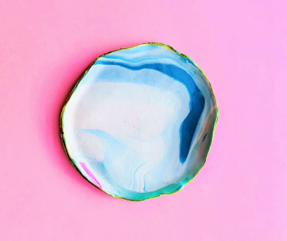 This DIY marble dish makes a fabulous gift idea