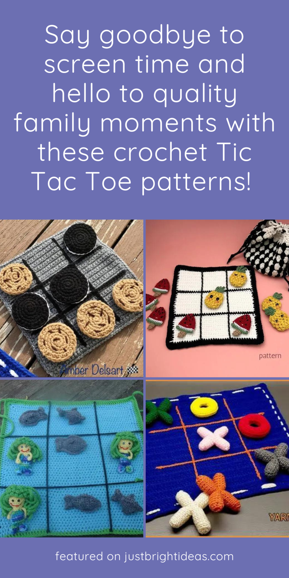 ✨🧶 Bring the family together with these adorable crochet Tic Tac Toe games! Easy to make and fun to play at home or away, they're perfect for all ages to make memories together!