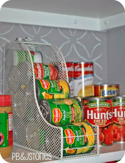 Tin Can Organizer