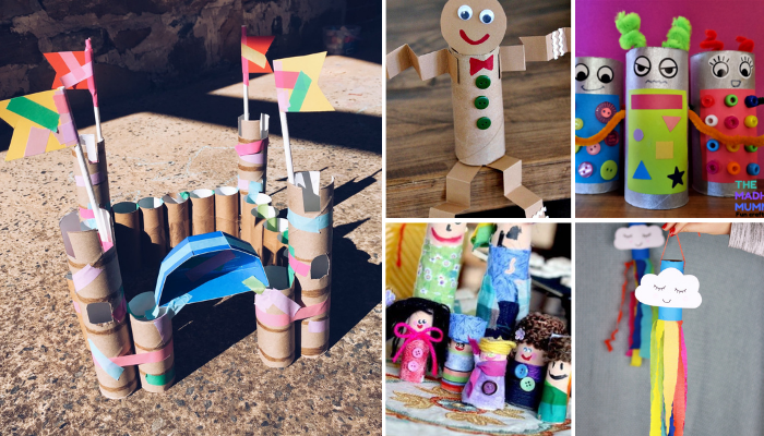 Toilet Paper Tube Crafts Ideas for Kids to Make At Home