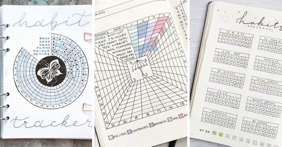 Bullet Journal Habit Tracker Layout Ideas {And why you NEED to track your  habits!}