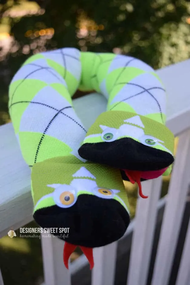 Sock Snake Travel Pillow