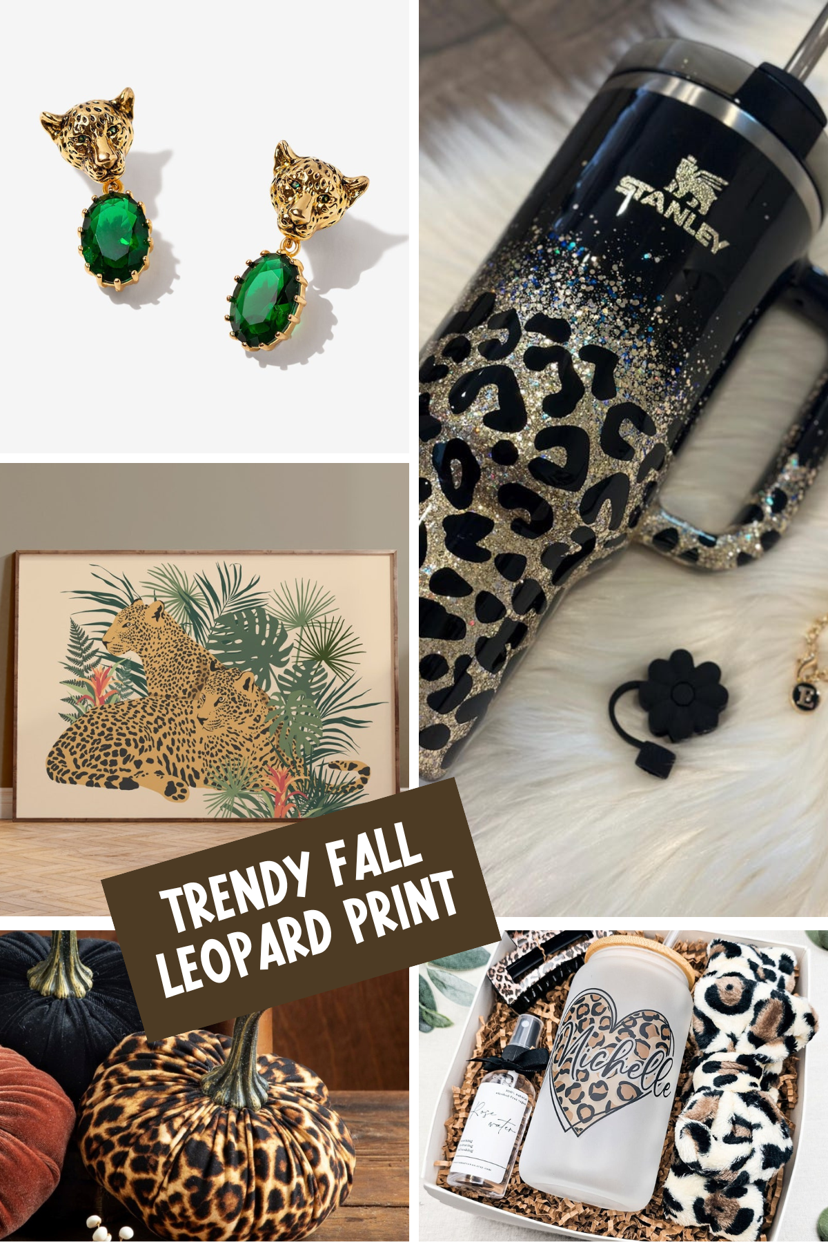 Leopard print is back and better than ever! Get your hands on these fierce and fabulous Etsy finds, perfect for adding some playful flair to your fall look.