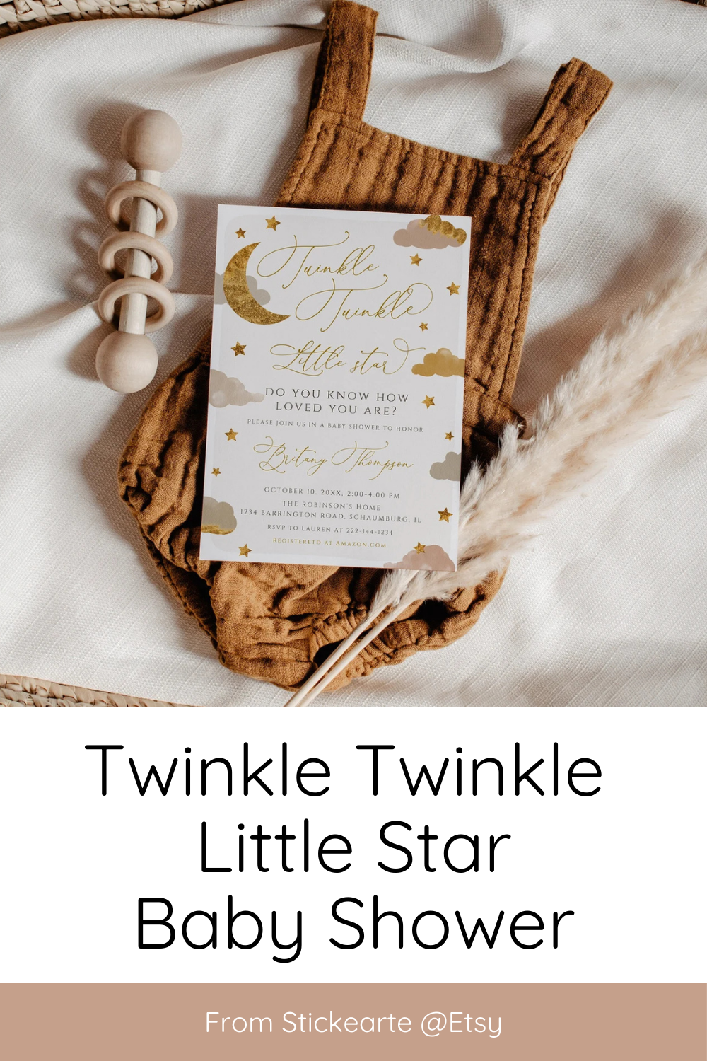 This Twinkle Twinkle Little Star baby shower theme is perfect for expectant parents who dream of a magical, starry celebration as they welcome their little one!