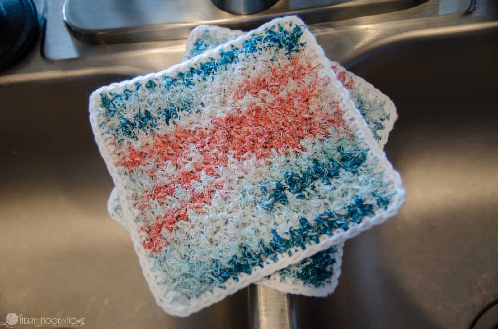 Scrubbie Crochet Patterns Your kitchen needs a set of these!
