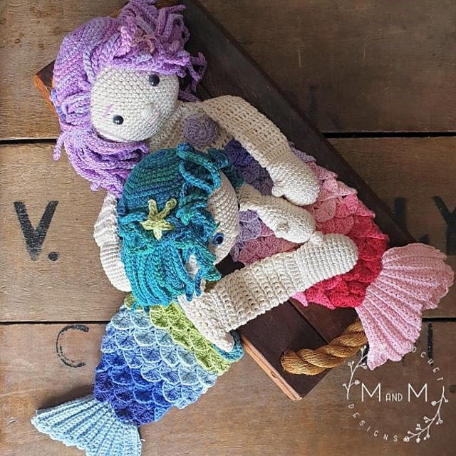 ragdoll mermaid crochet pattern