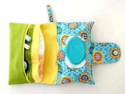 Make Your Own Diaper Clutch - So Much Cuter than a Ziplock!