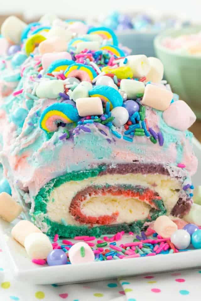 Unicorn Cake Roll