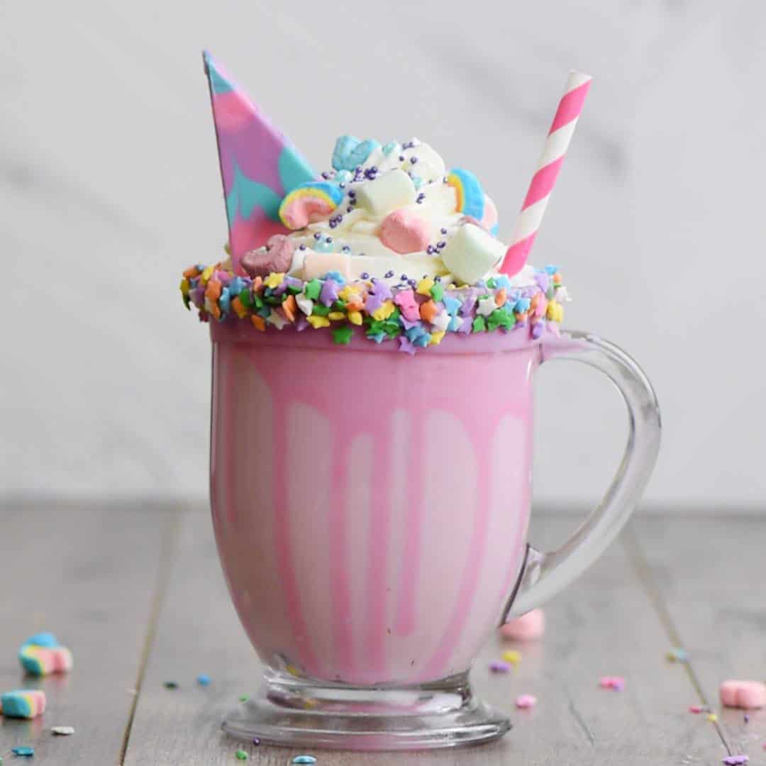 Unicorn Hot Chocolate