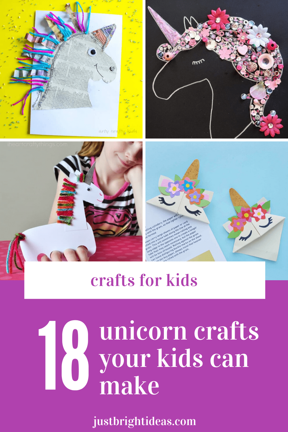 18 Magical DIY Unicorn Crafts You'll Love - Inspired Her Way