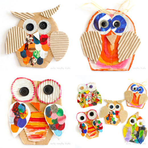 29 Creative Recycled Cardboard Crafts for Kids