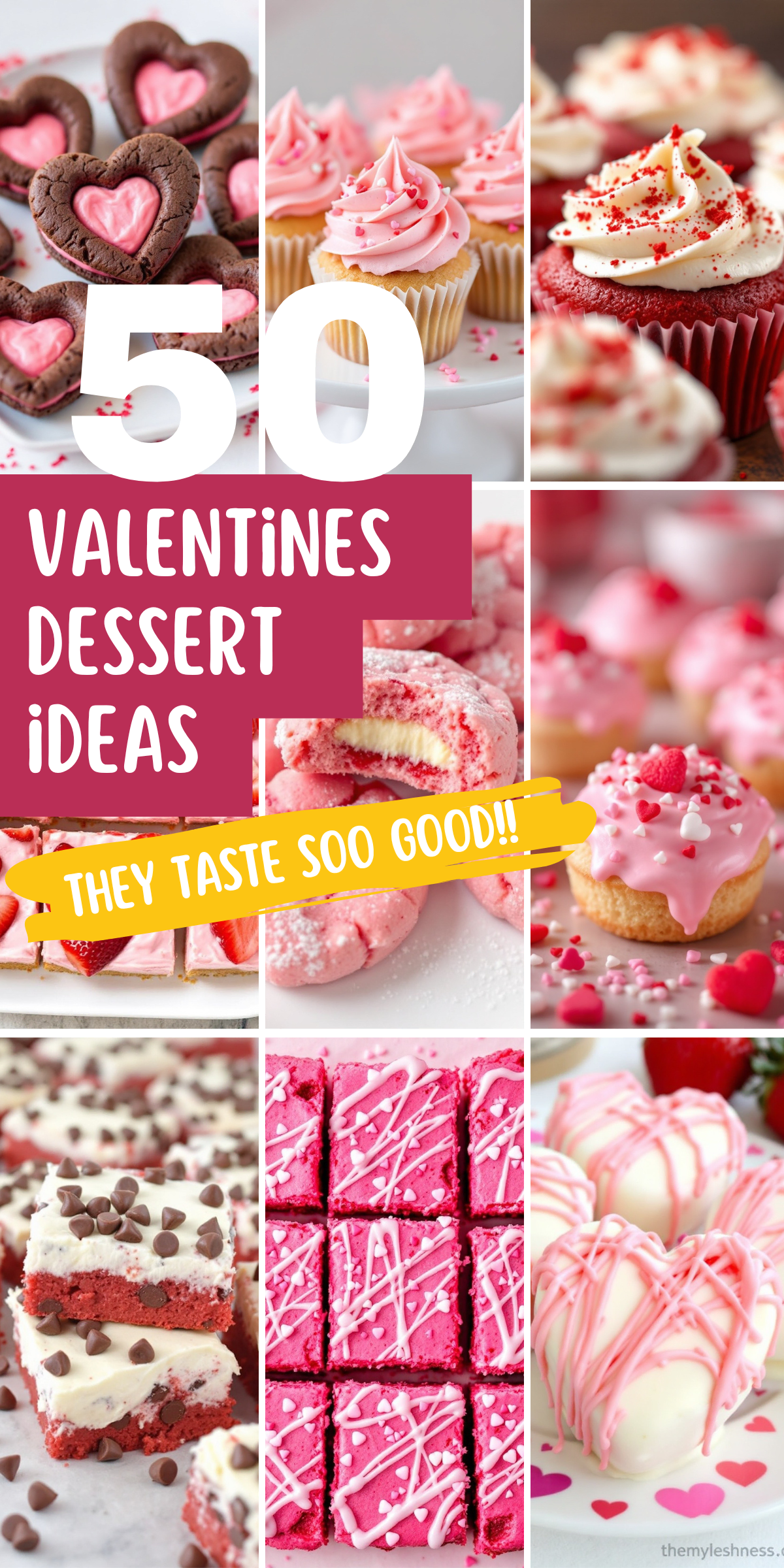 Discover 50 Valentine’s Day sweets for every taste! From easy Valentine’s Day treats to fun baking ideas, you’ll love these simple yet delicious desserts. 💌🍫 #ValentinesDesserts #SweetTreats