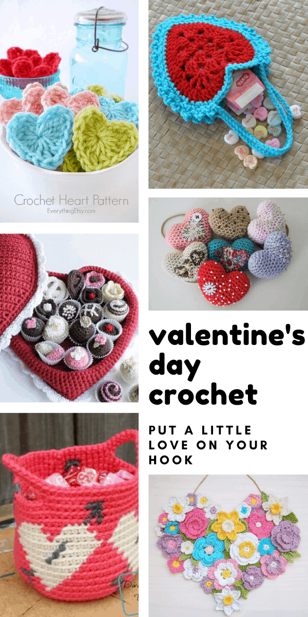 24 Valentine's Day Crochet Patterns {Projects to put a little love on