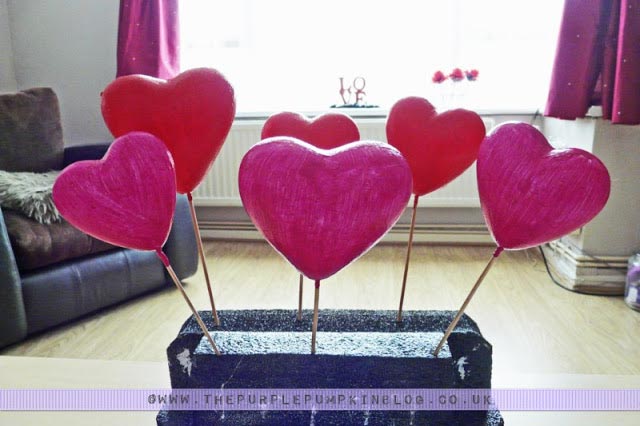 Love Heart Garland | The Purple Pumpkin Blog
