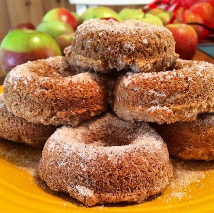 If you're searching for dairy free or vegan donut recipes then this is the easy apple donut recipe for you!