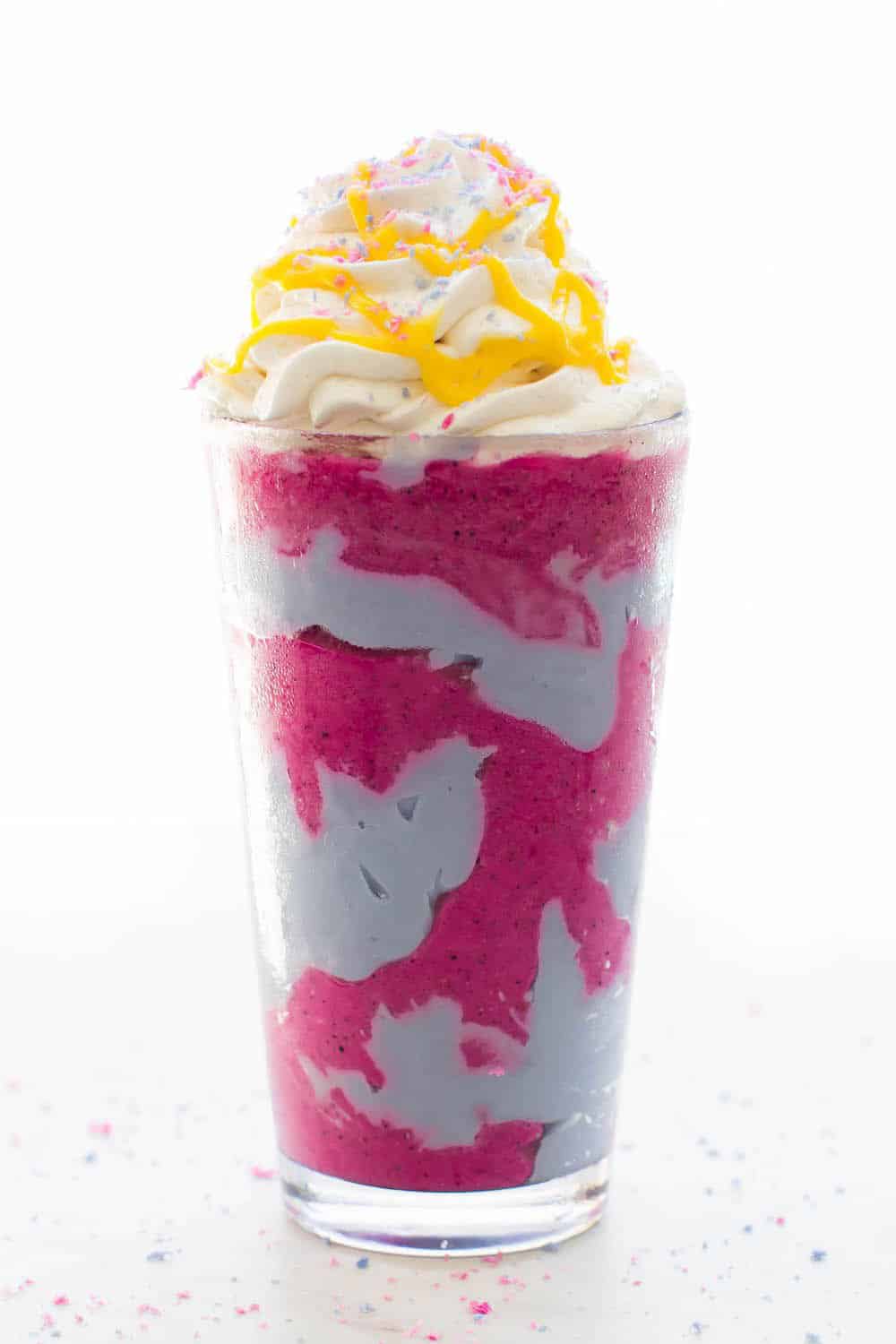 Vegan Copycat Unicorn Frappuccino