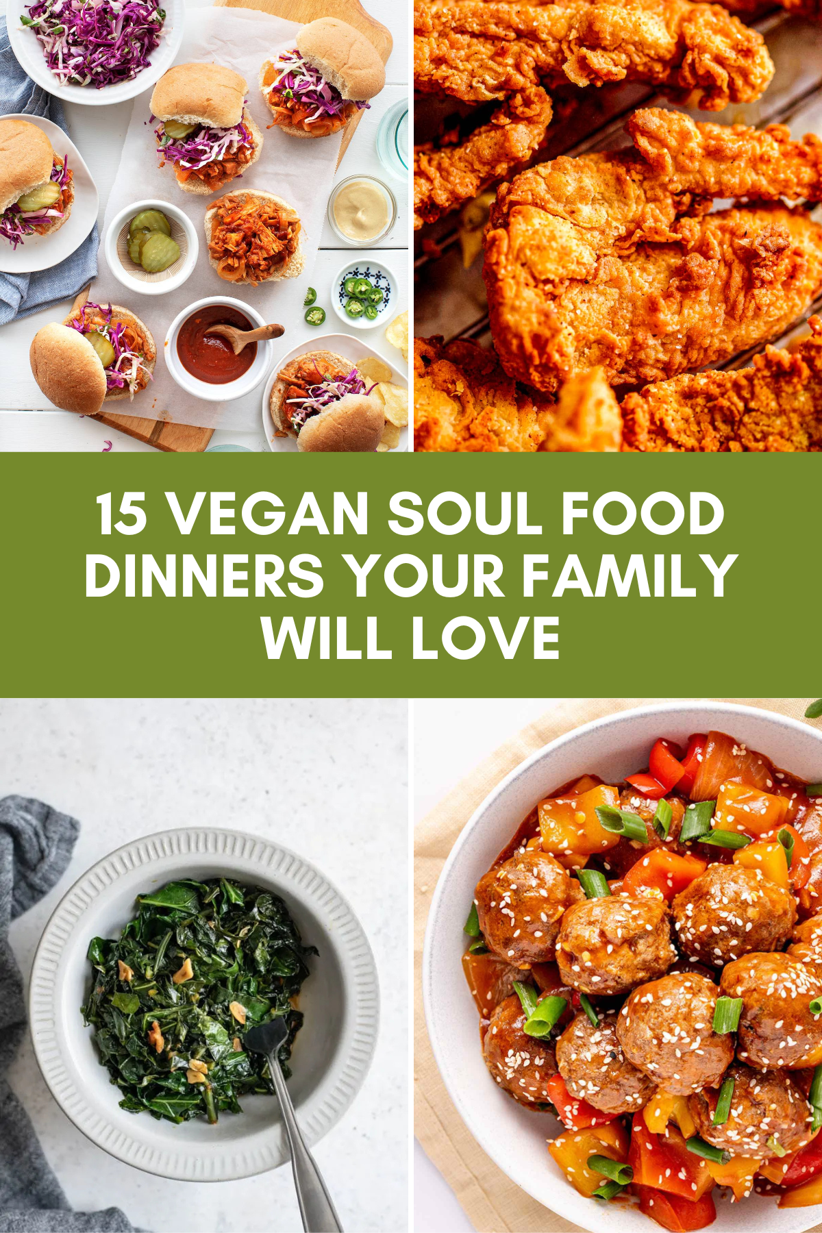 🍴 From mac and cheese to gumbo, these 15 Vegan Soul Food Recipes are perfect for cozy nights in. So good, even non-vegans will love them! 🧡 #SoulVeganRecipes #DinnerIdeas