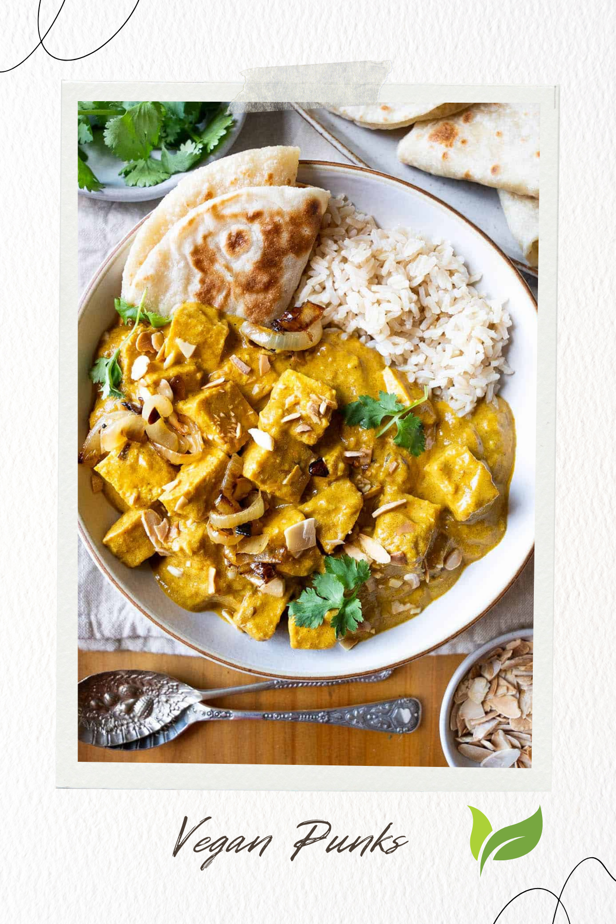 For a creamy, meat-free spin on a classic Indian dish, this Tofu Korma is full of warming spices and silky coconut milk. It’s a great introduction to vegan cooking and perfect for those nights when you want something cozy but not too complicated.