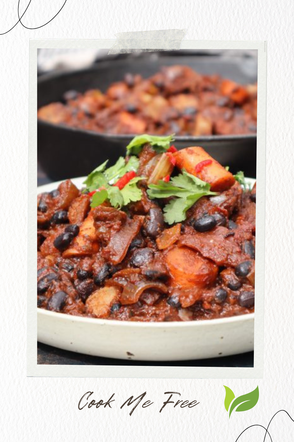 This hearty stew is loaded with black beans, sweet potato, and a hint of spice for a comforting vegan meal that’s as nutritious as it is delicious. It’s a one-pot meal perfect for chilly evenings or anytime you want something filling and warming.