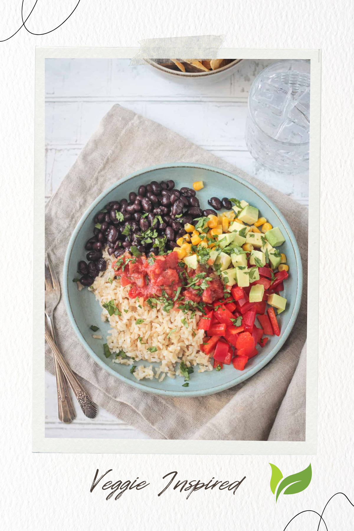 These burrito bowls are as easy as it gets! Just load up a bowl with rice, beans, veggies, and your favorite salsa for a quick and tasty vegan meal that’s endlessly customizable. Perfect for a DIY dinner night!