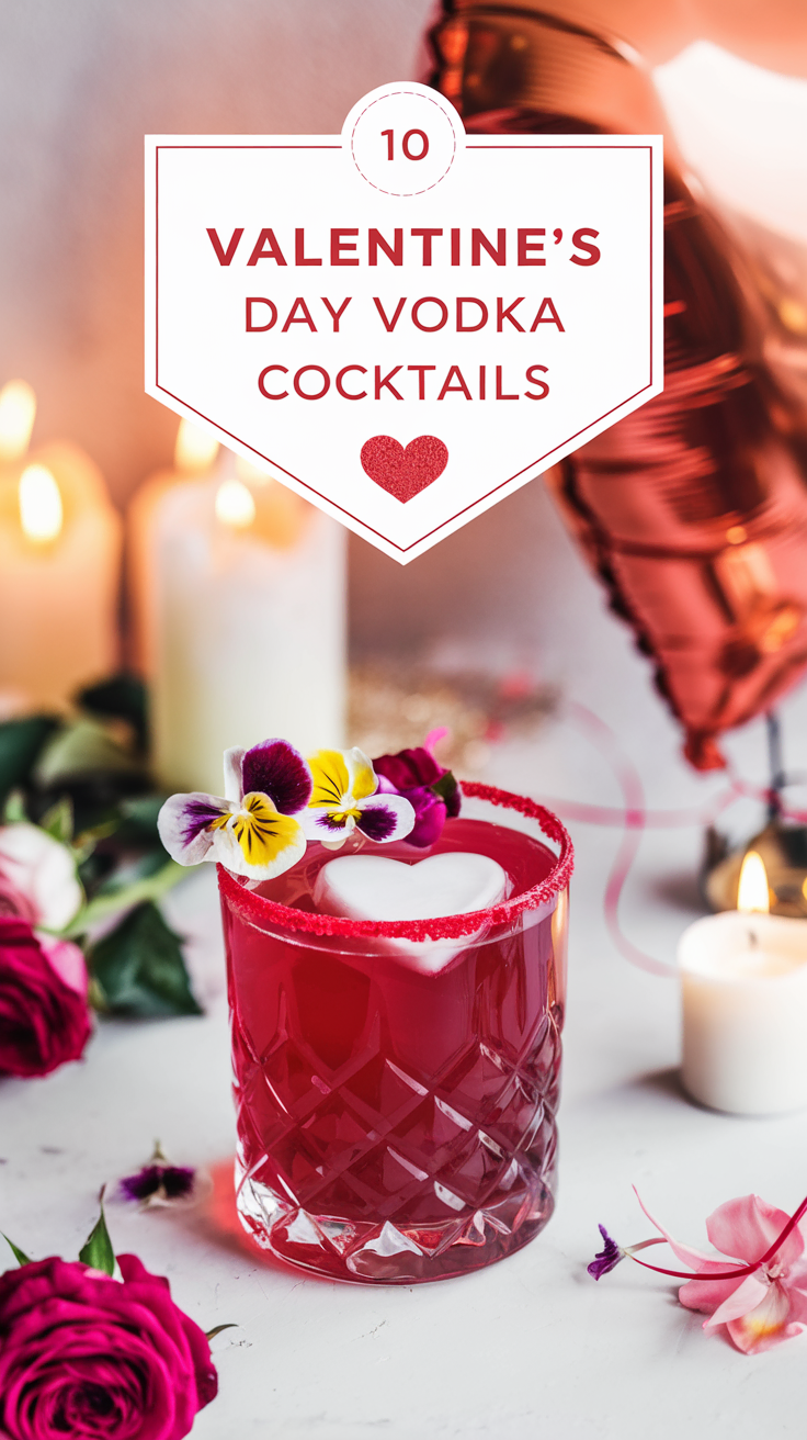 💌🍹 Love in Every Sip: Valentine’s Vodka Cocktails ❤️✨ Celebrate love one sip at a time with these dreamy vodka cocktails! 🍓💕 Perfect for romantic dinners or festive Valentine’s parties. Get ready to mix, sip, and fall in love with every glass. 🥂💖