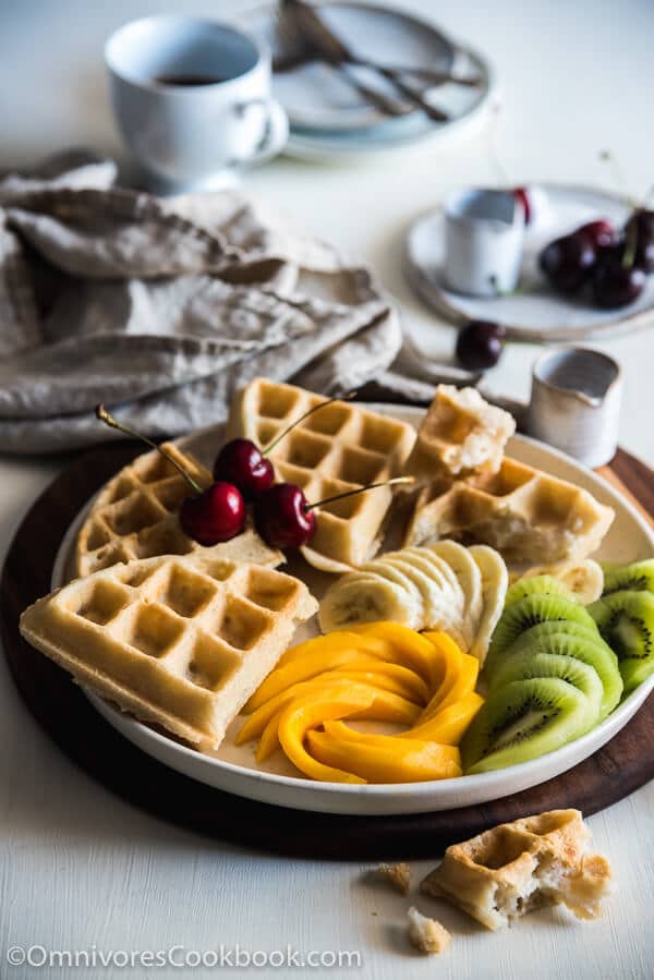 Waffles and Fruit