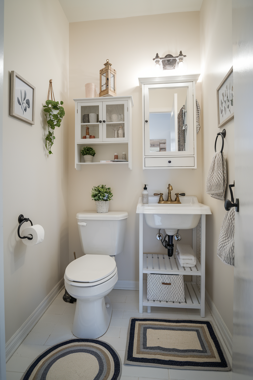 Maximize your small bathroom with these smart organization hacks! From space-saving wall shelves to over-the-toilet storage units and handy hooks, these ideas will help you create a tidy and stylish bathroom. 🛁✨ #BathroomOrganization #SmallSpaceLiving