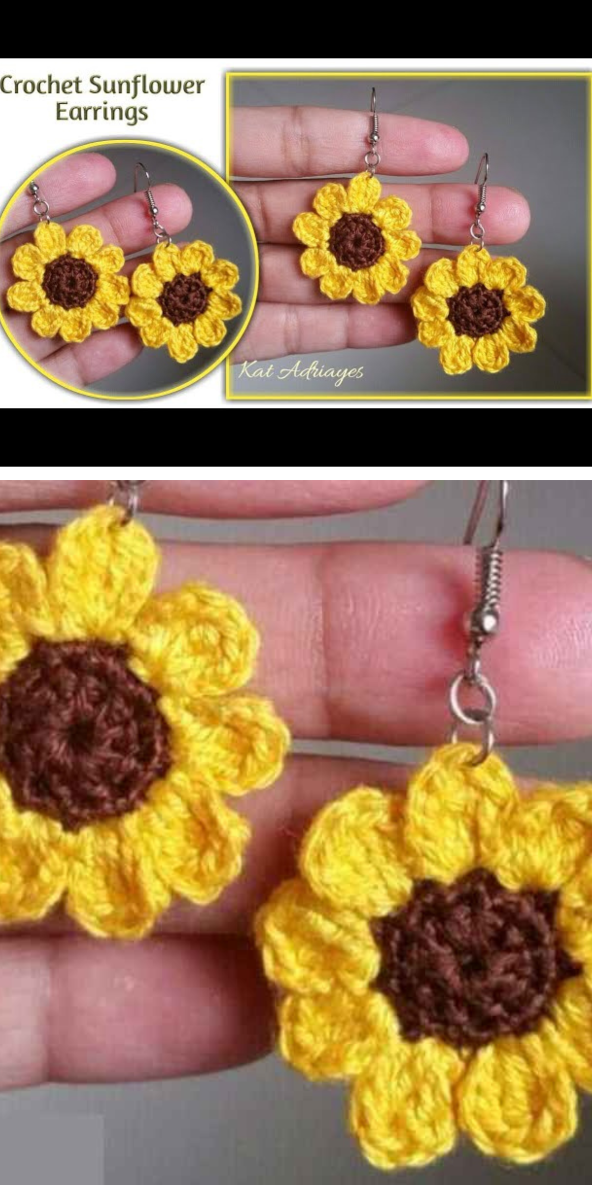 Make a bold statement with these DIY crochet sunflower earrings. They’re lightweight, cute, and perfect for adding a pop of color to your summer outfits.