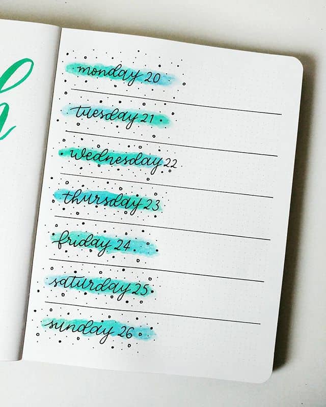 Watercolor headers