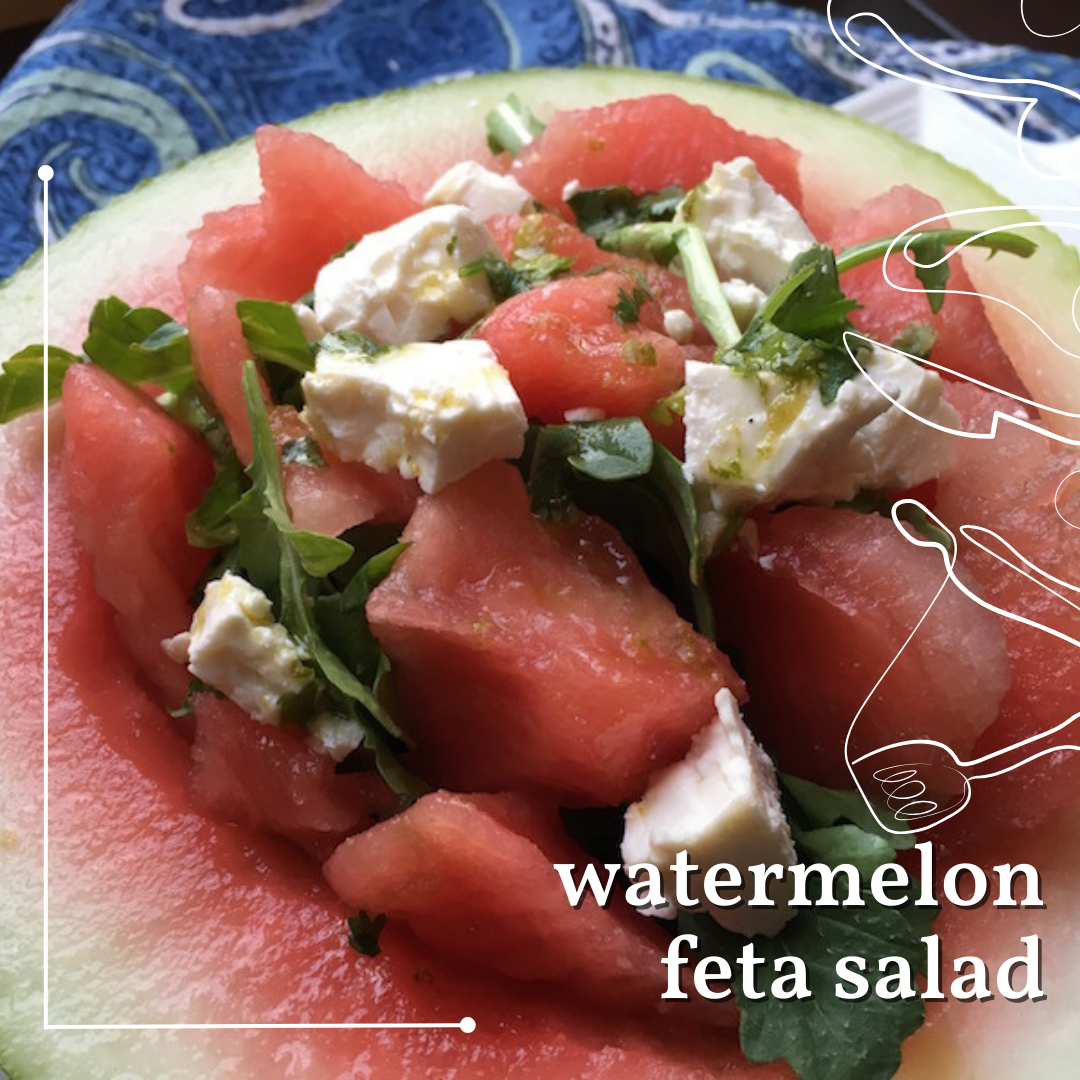 Cool off with this delightful Watermelon Feta Salad! The combination of sweet watermelon, salty feta, and fresh arugula, all drizzled with a zesty lime-cilantro vinaigrette, makes for a refreshing and tasty treat. Perfect for summer picnics and parties! 🥗🍋🌿 