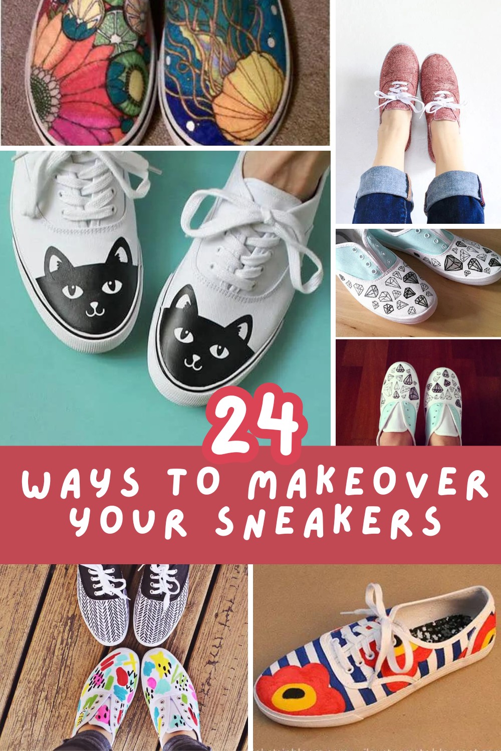 Designer footwear not in your budget? No problem! Check out these stylish and easy-to-do sneaker hacks to give your shoes a fresh, personalized touch. Let's get crafting! #SneakerDIY #FashionOnABudget