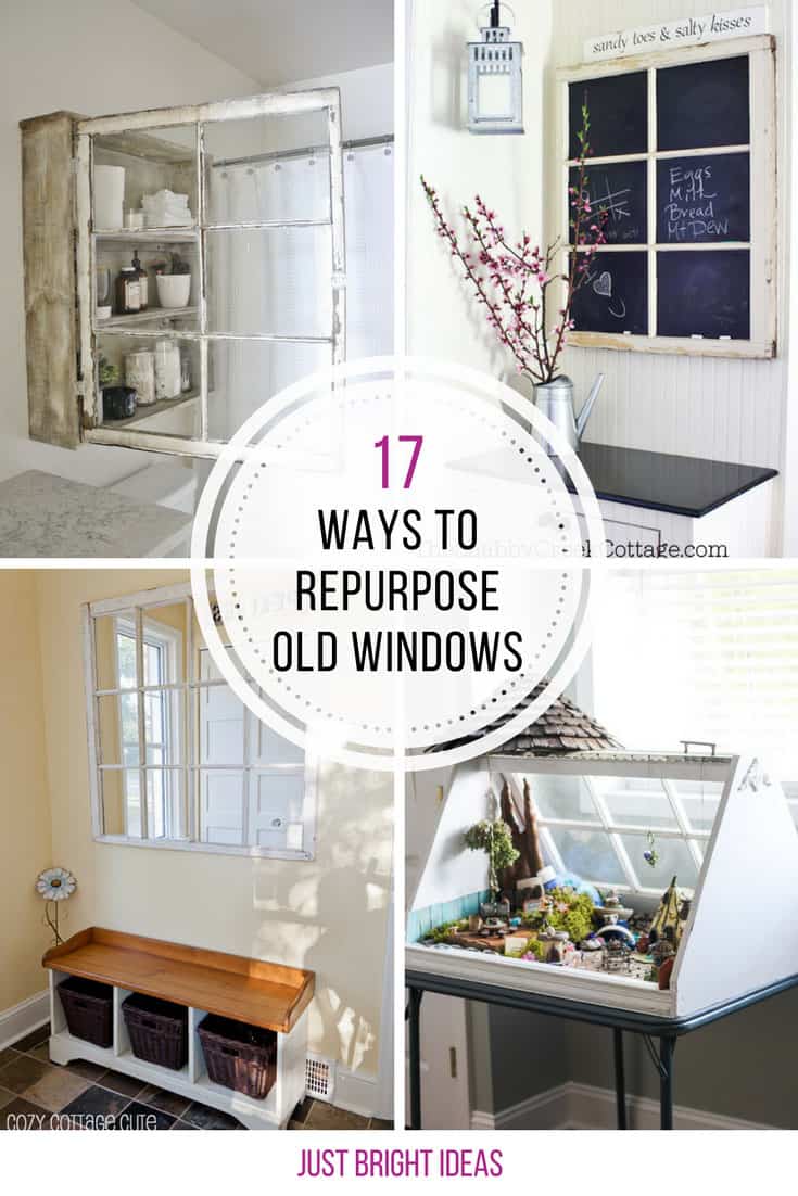 Who knew there were so many great ways to repurpose old windows!