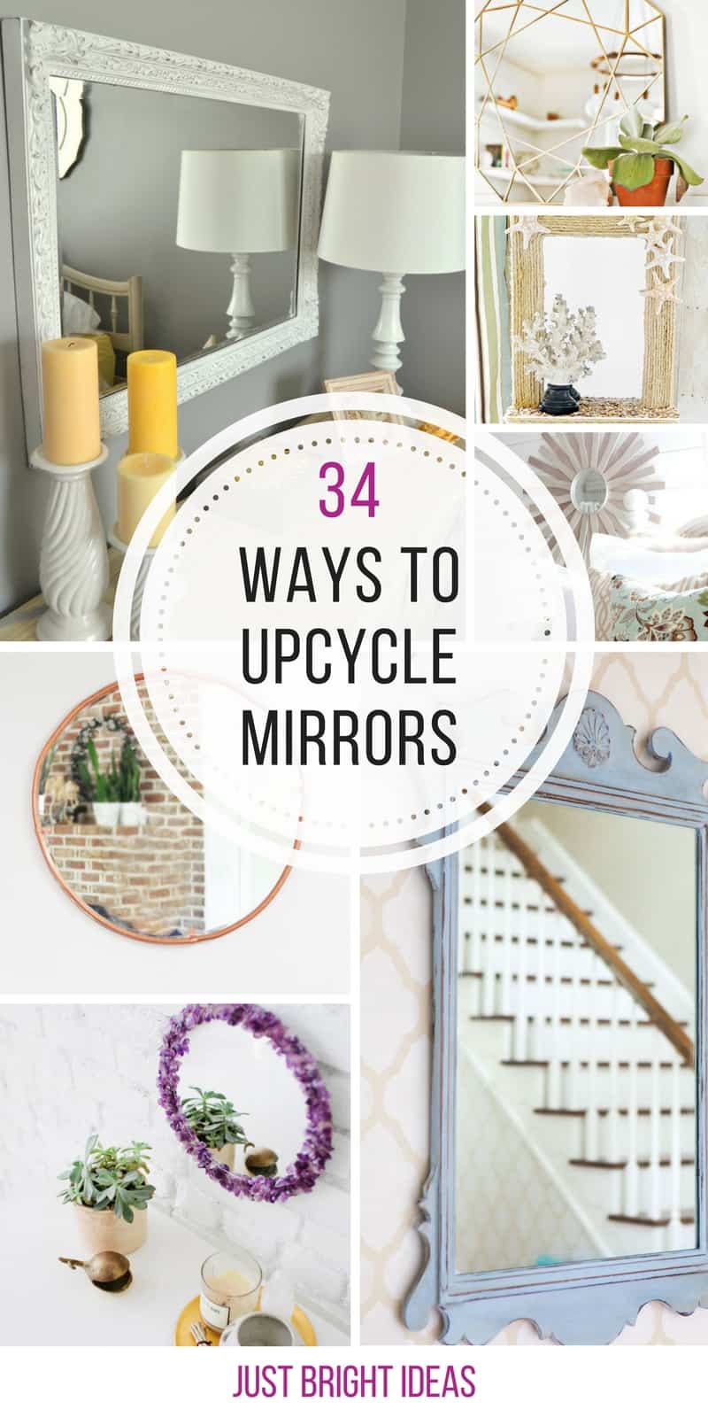 34 Gorgeous Mirror Makeover Ideas You Need to See