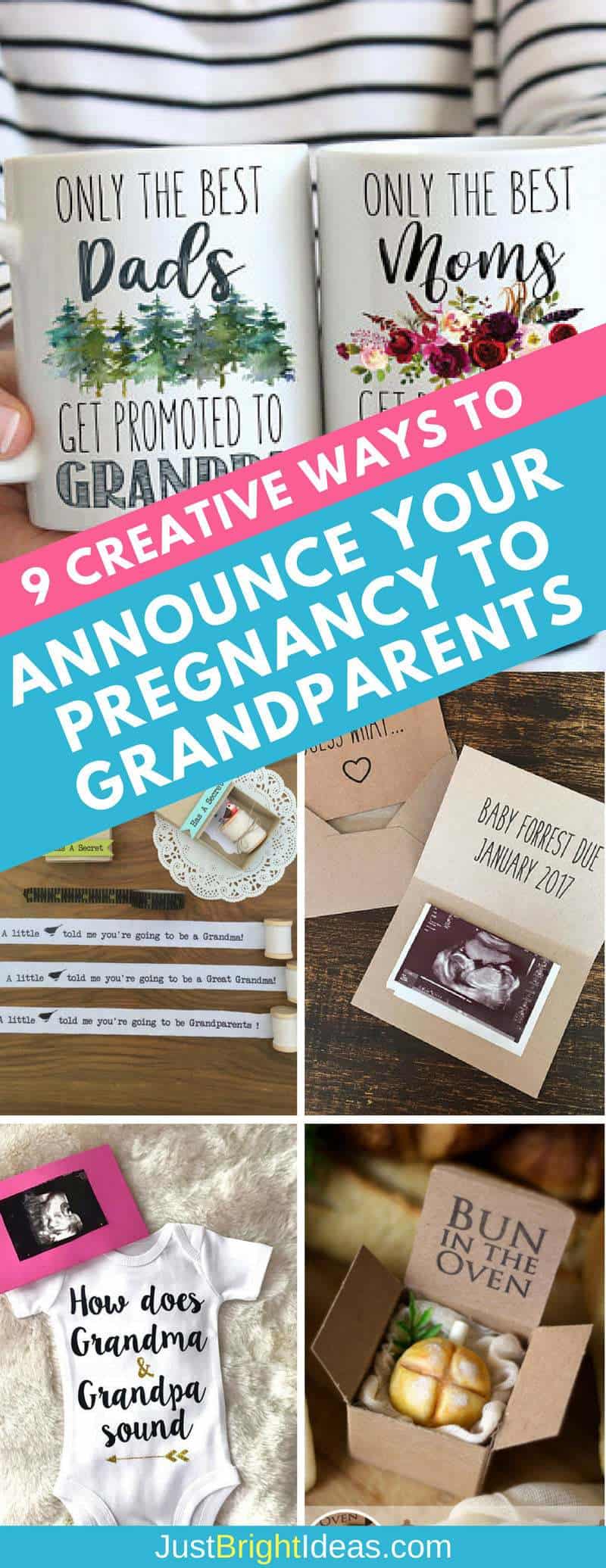 Ways to announce pregnancy to grandparents - Pinterest