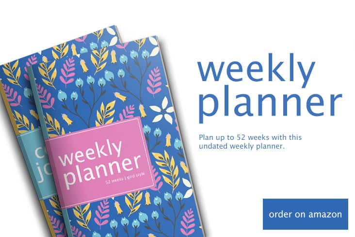 Get orgainzed with this weekly planner