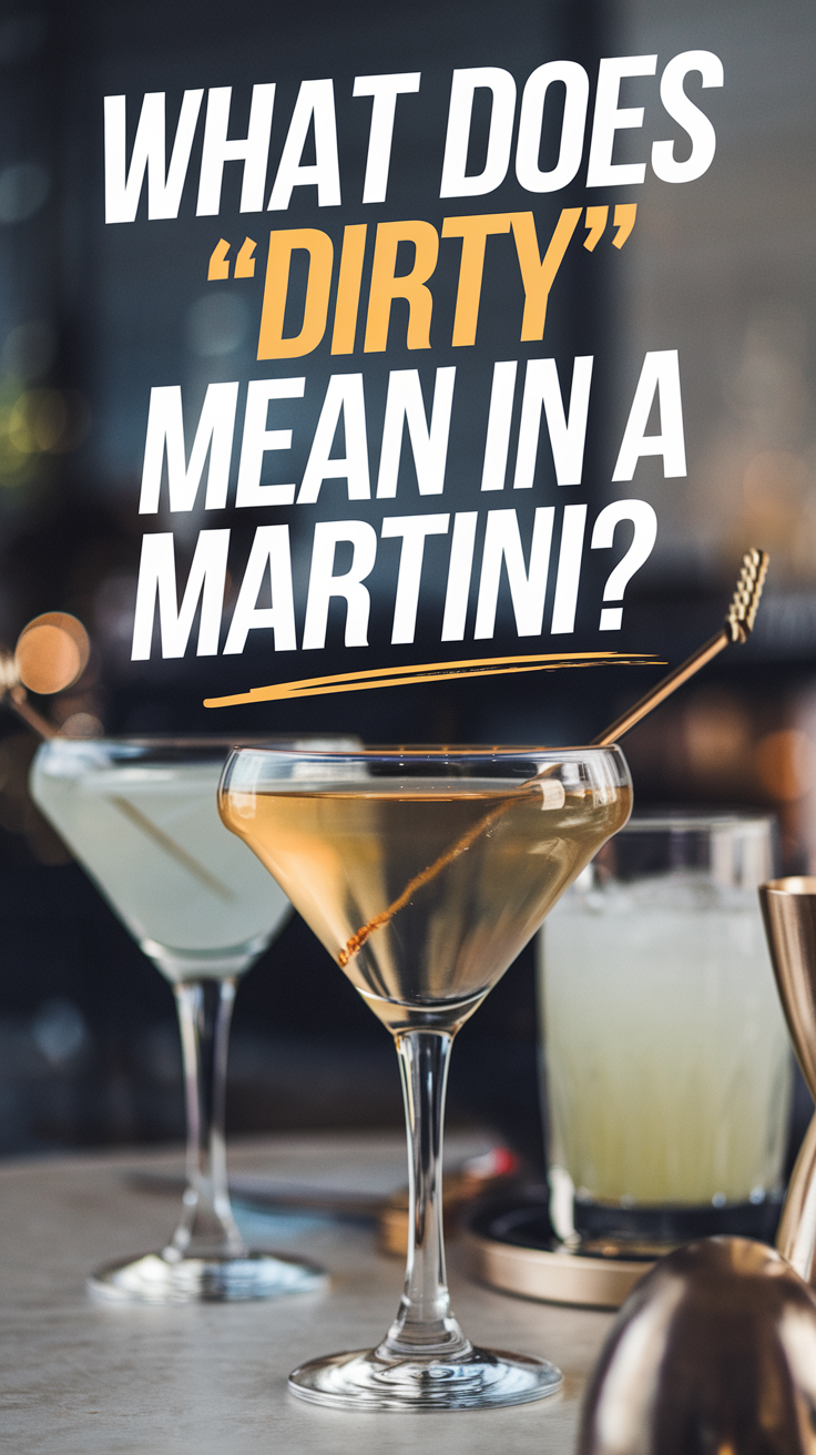 When someone orders a "dirty martini," they’re asking for their classic martini to be mixed with olive brine—the salty, savory liquid from a jar of green olives. It’s a bold twist on the traditional recipe and adds a deliciously briny kick that many martini lovers crave.