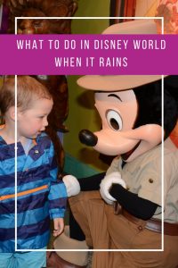 I always wondered what we could do in Disney World when it rains - Thanks for sharing!!