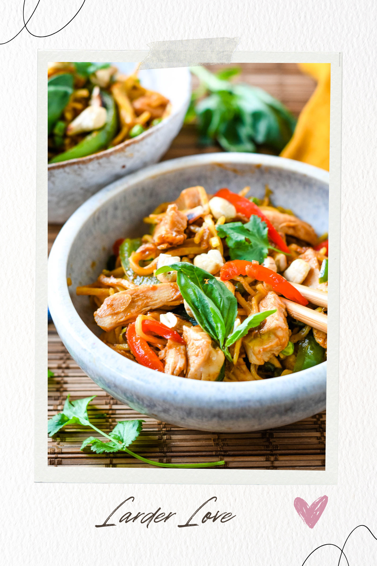 For a quick and easy meal, this stir-fry bowl with noodles, veggies, and tender turkey comes together in just 15 minutes! A fast way to reinvent your leftovers with an Asian-inspired twist.