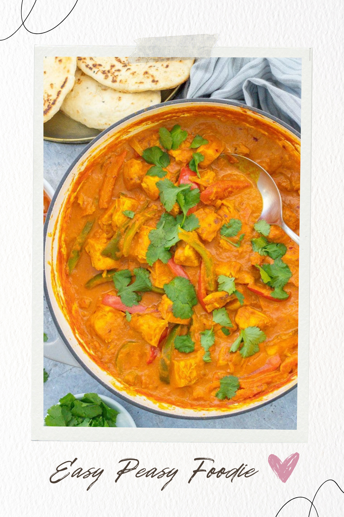 Try something new with this leftover turkey curry! It’s mildly spiced and creamy, making it a great dish for the family to enjoy post-holidays, especially if you’re craving some bold flavors.