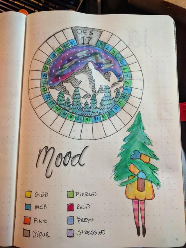 Winter Scene Mood Tracker