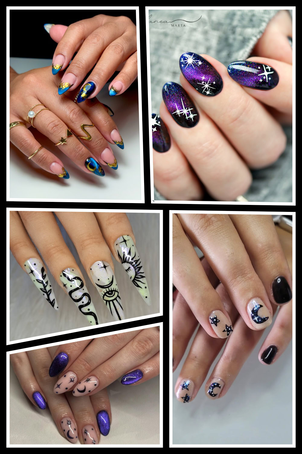Celestial & Witchy Nail Art Ideas for a Magical Manicure ๐ซ๐From moon and star accents to mystical symbols and shimmering galaxy finishes, these witchy nail designs are pure goddess energy. Perfect for lovers of fairytale nails, moon nails, and all things celestial. ๐๐
#WitchyNails #GoddessNails #MysticalNailDesigns