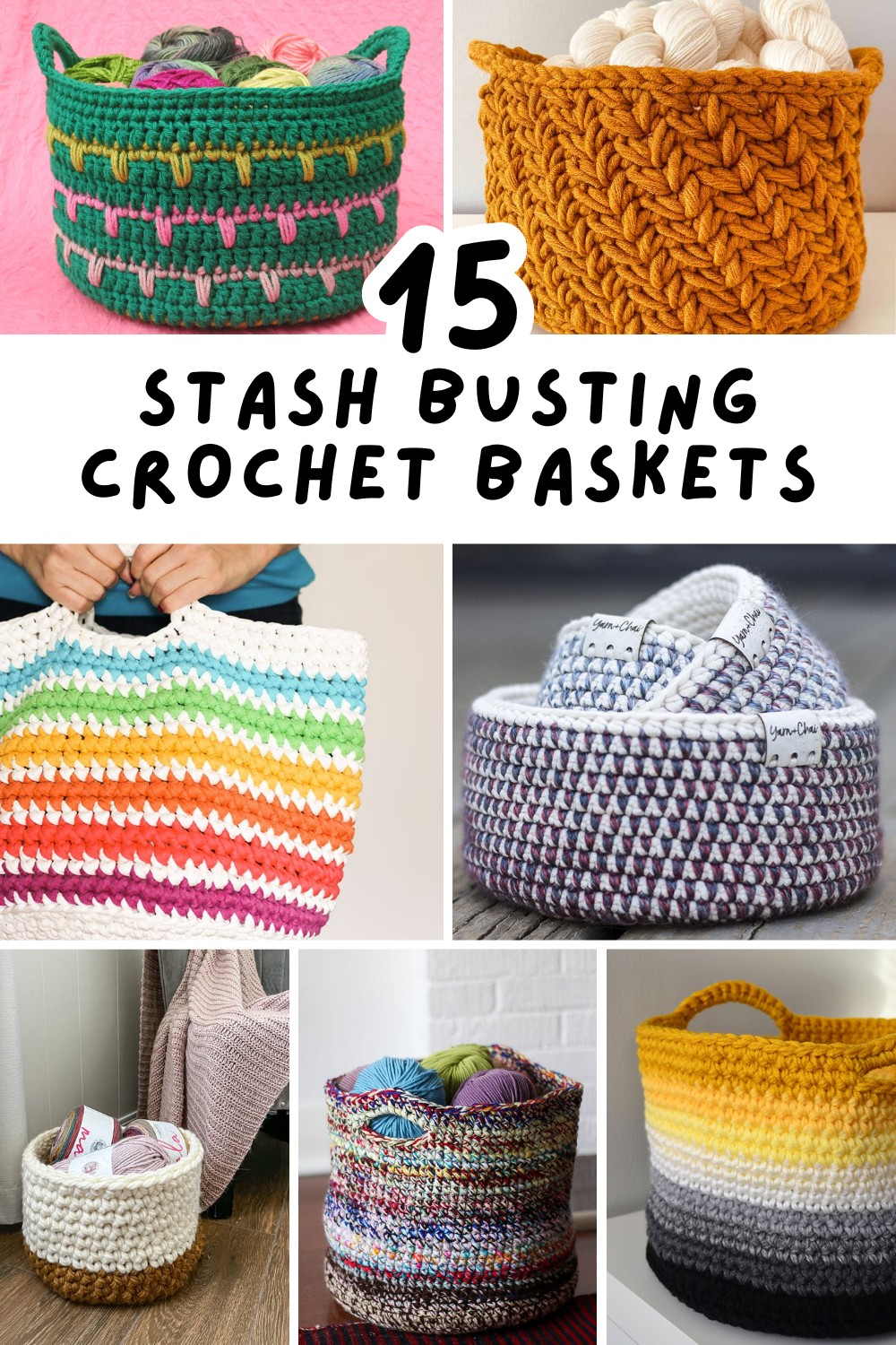 Looking for a fun and practical way to store your yarn? Check out these beautiful crochet storage basket patterns! 🧺 These designs offer everything from chic, contemporary looks to charming, rustic vibes, ensuring that your yarn stash is neatly organized and visually appealing. 🧶 No matter your skill level, these patterns are perfect for every crochet enthusiast. Ready to start crafting your own unique storage baskets? Let’s get crocheting! 🌿 #CraftyStorage #YarnOrganization #CrochetLife